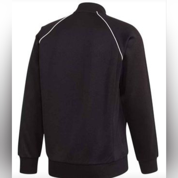 Adidas Superstar Track Jacket Triple Black_White Men's US SIZE SMALL New In Bag - Picture 5 of 10